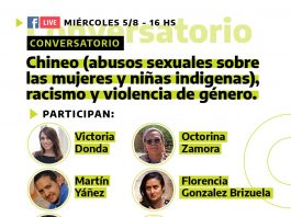 Conversatorio sobre Chineo, racismo y violencia de género