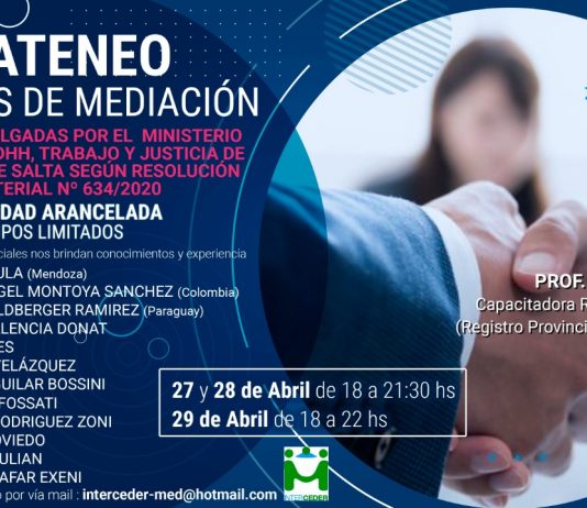 Mediadores del Centro Público de Mediación de la Defensa Pública participan del III Ateneo de Casos de Mediación
