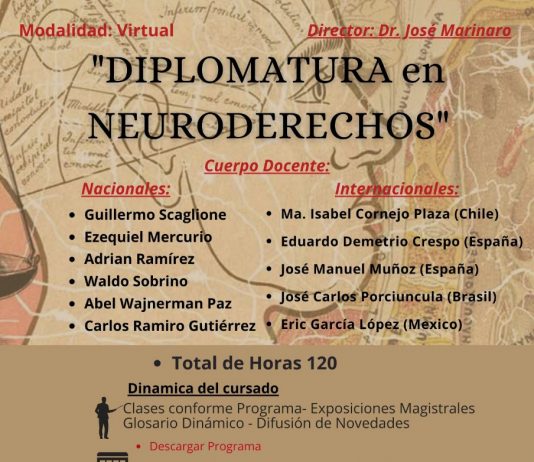 Diplomatura en Neuroderechos
