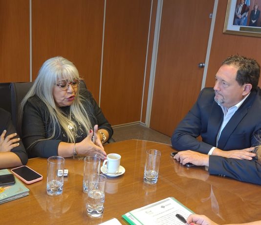 Reunión con la representante del Observatorio de Víctimas del Ministerio de Justicia y DDHH de la Nación